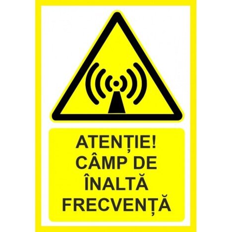 Placuta pentru camp de inalta frecventa